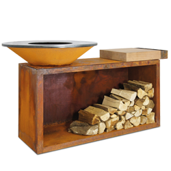 OFYR Island Corten 85 Teak Wood