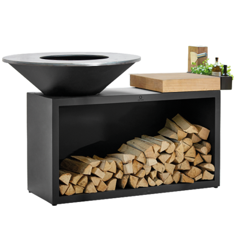 OFYR island Black 100 Teak Wood