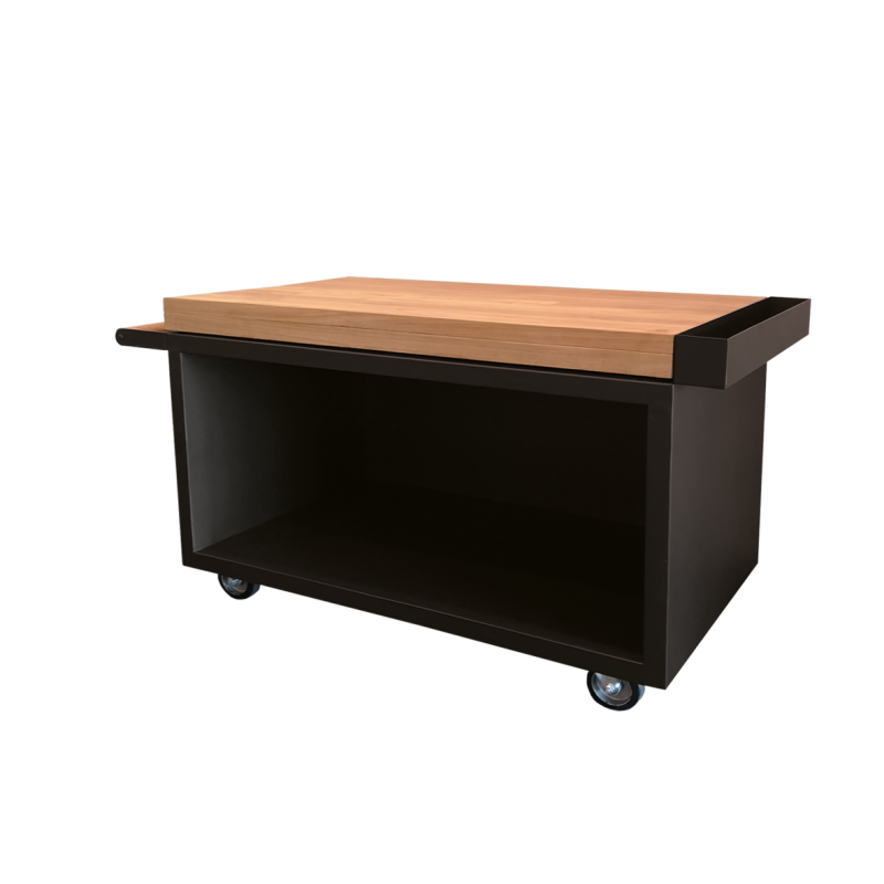 Mise en place table Black 135 PRO Teak Wood