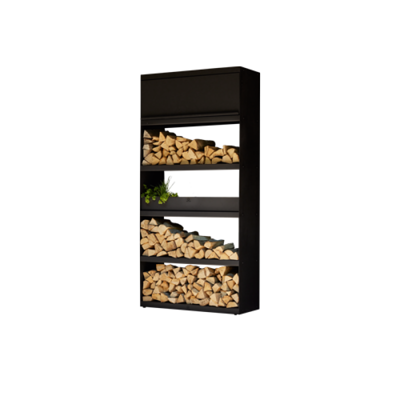 Wood Storage Black 100